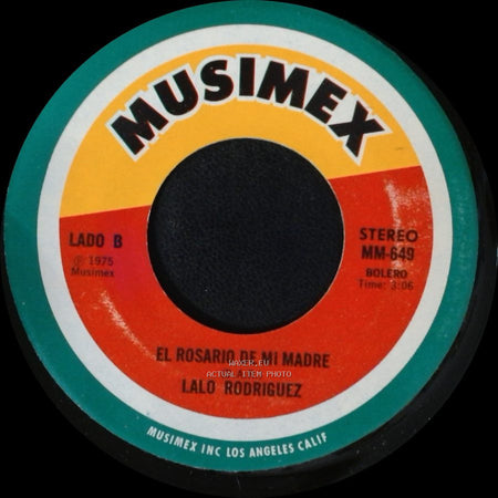 Lalo Rodriguez - Un Rato Mas / El Rosario De Mi Madre side B
