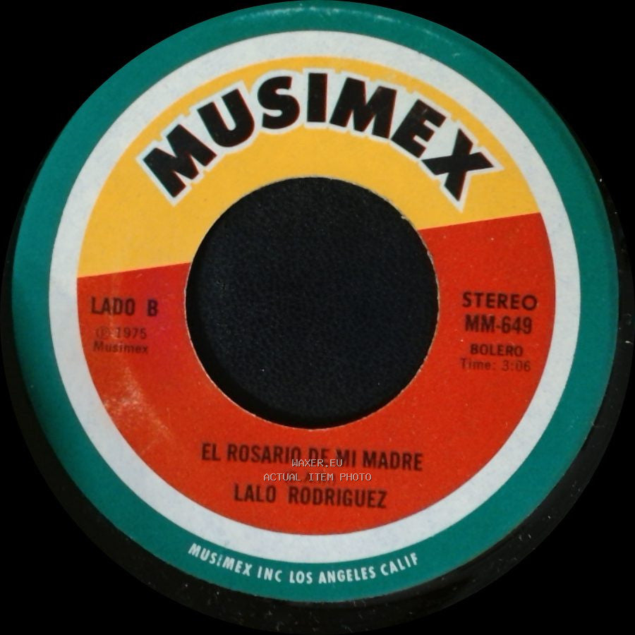 Lalo Rodriguez - Un Rato Mas / El Rosario De Mi Madre side B