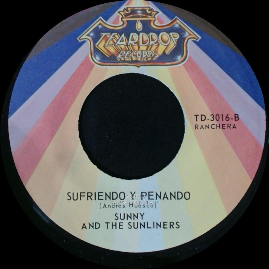 Sunny And The Sunliners - Cariño Nuevo / Sufriendo Y Penando side B