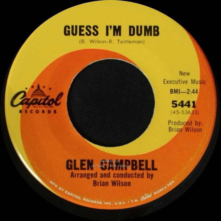 Glen Campbell - Guess I'm Dumb / That's All Right side A