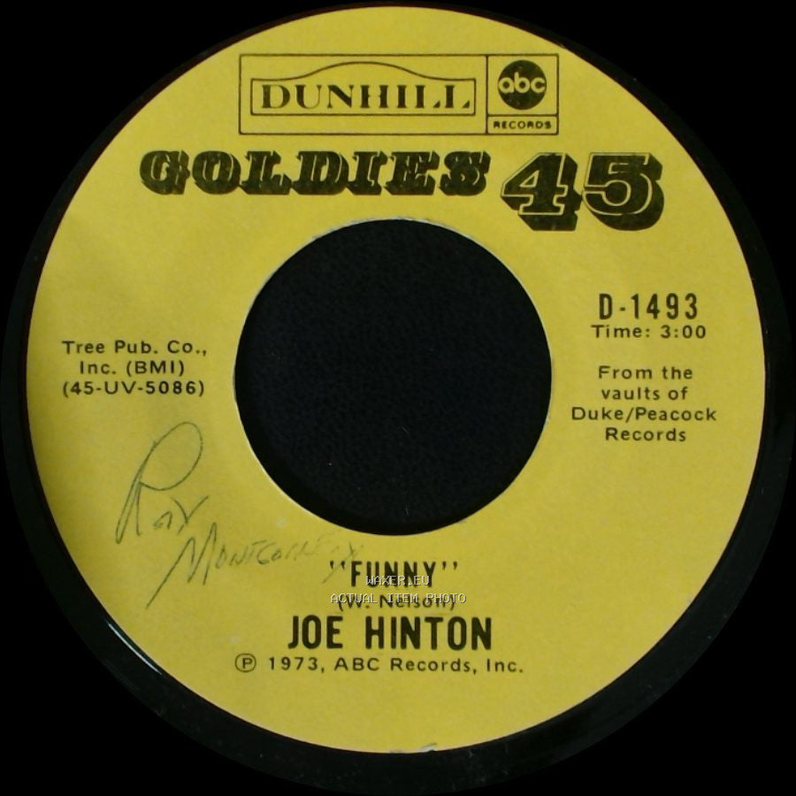 Joe Hinton - Don't Tell Her The Truth / Funny side B