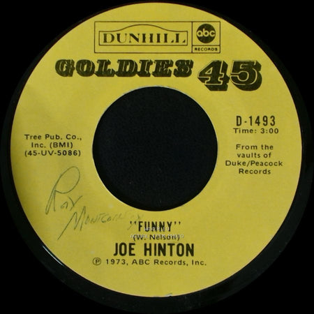 Joe Hinton - Don't Tell Her The Truth / Funny side B