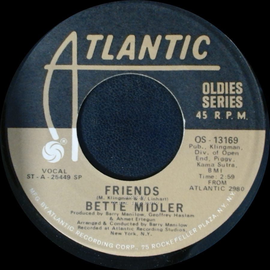 Bette Midler - Friends / In The Mood side A