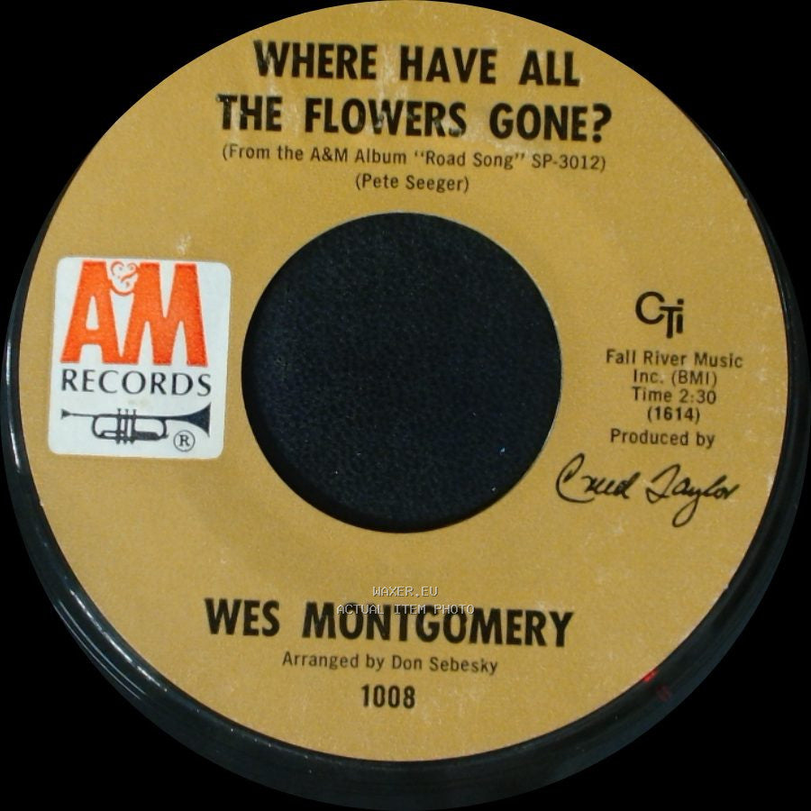 Wes Montgomery - Fly Me To The Moon / Where Have All The Flowers Gone? side B