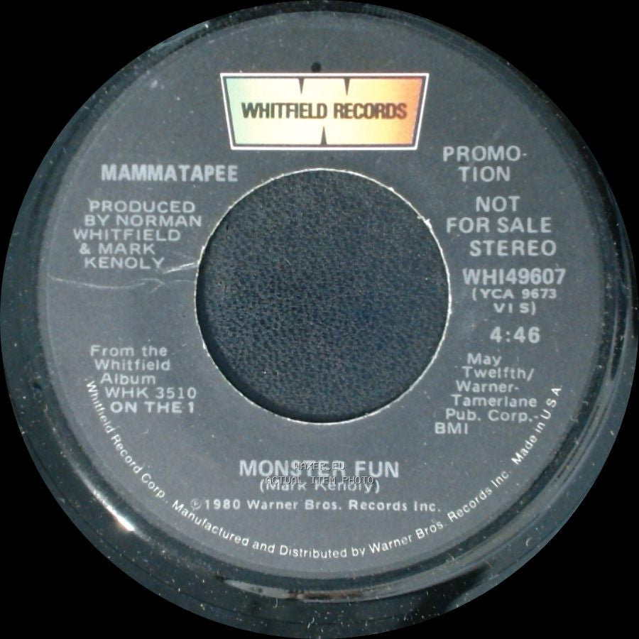 Mammatapee - Monster Fun / Monster Fun side A