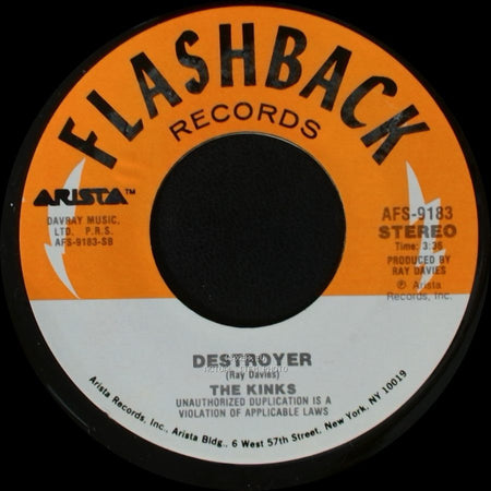The Kinks - Destroyer / Come Dancing side A
