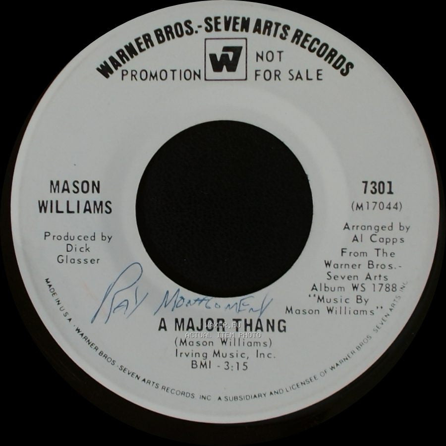 Mason Williams - A Gift Of Song / A Major Thang side B