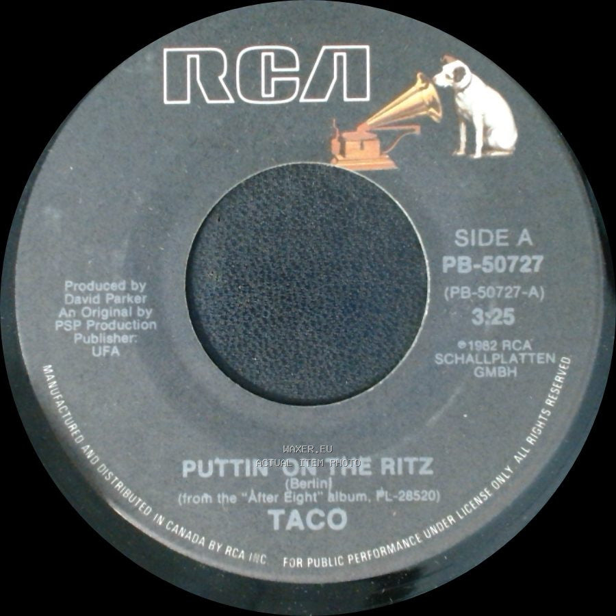 Taco - Puttin' On The Ritz / Livin' In My Dreamworld side A