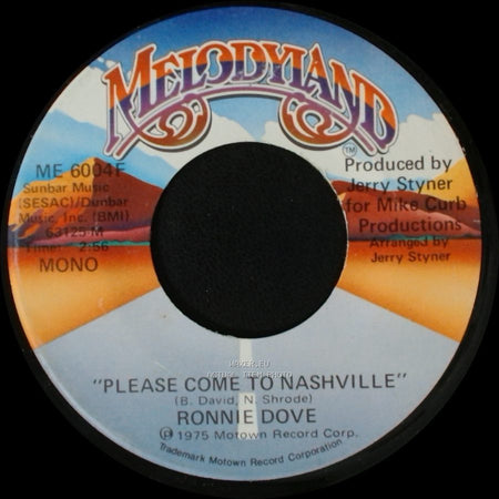 Ronnie Dove - Please Come To Nashville / Please Come To Nashville side A