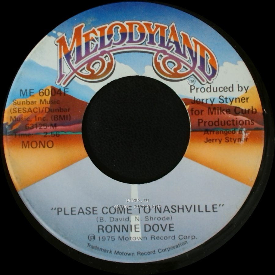 Ronnie Dove - Please Come To Nashville / Please Come To Nashville side A