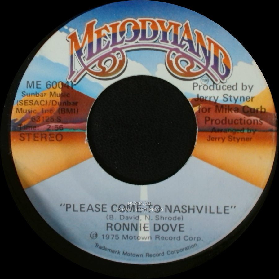 Ronnie Dove - Please Come To Nashville / Please Come To Nashville side B
