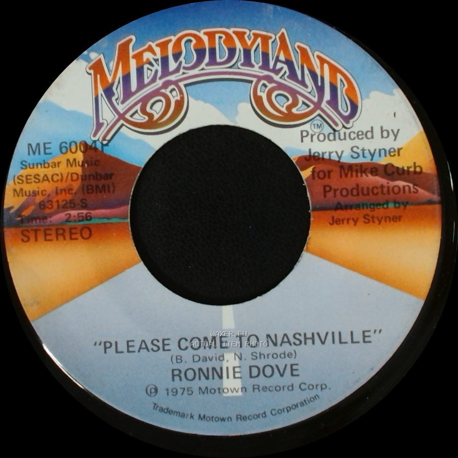 Ronnie Dove - Please Come To Nashville / Please Come To Nashville side B