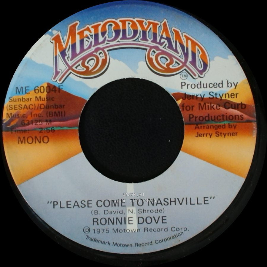 Ronnie Dove - Please Come To Nashville / Please Come To Nashville side A