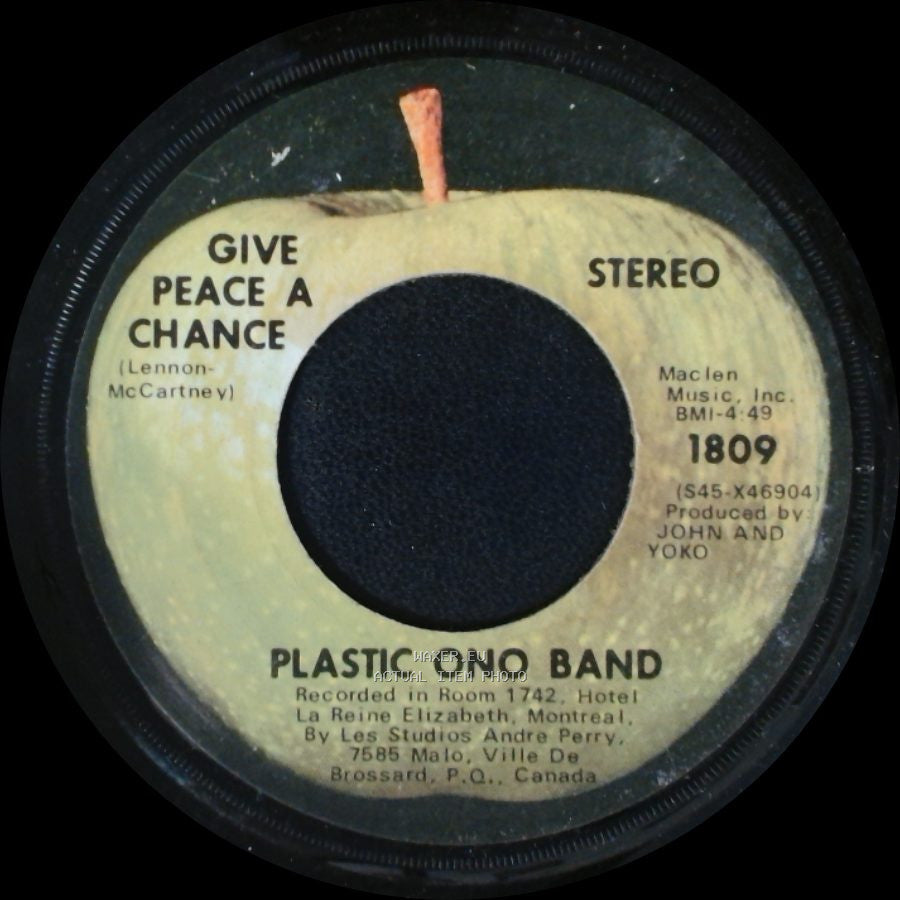 Plastic Ono Band - Give Peace A Chance / Remember Love side A