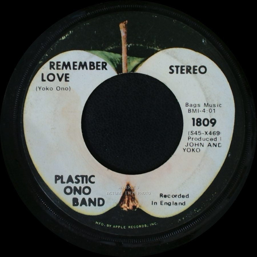 Plastic Ono Band - Give Peace A Chance / Remember Love side B