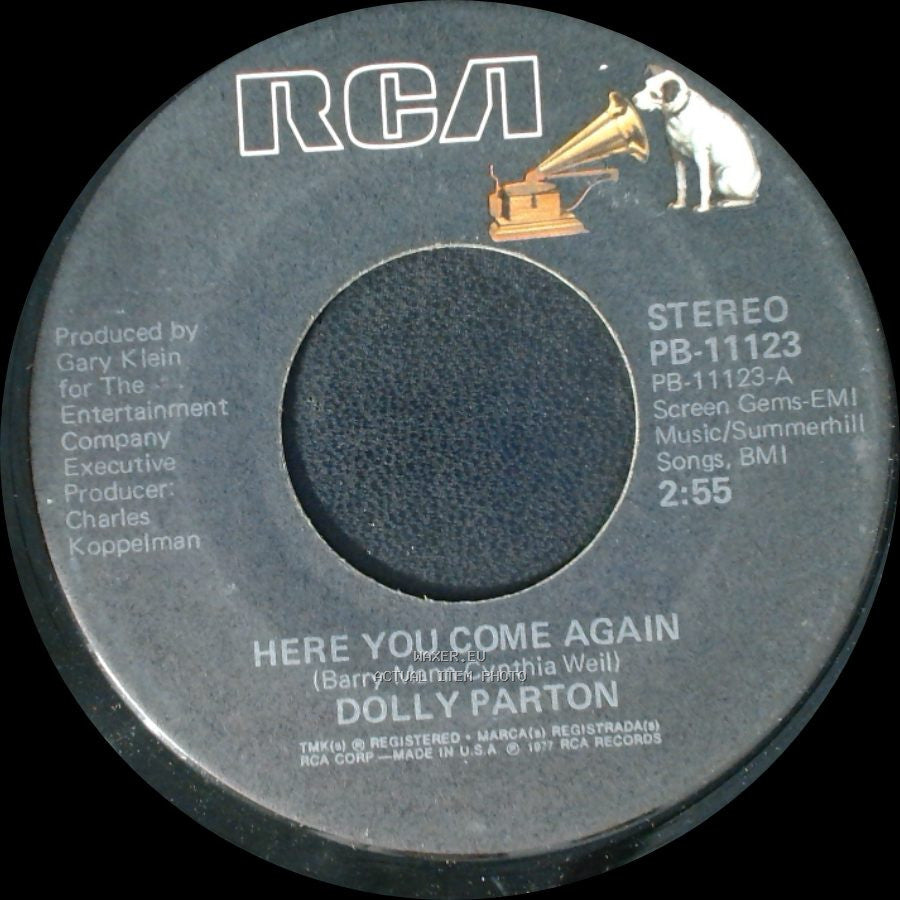 Dolly Parton - Me And Little Andy / Here You Come Again side B