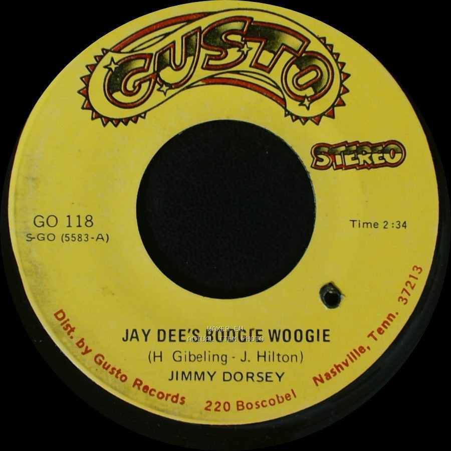 Jimmy Dorsey - Jay Dee's Boogie Woogie / So Rare side A