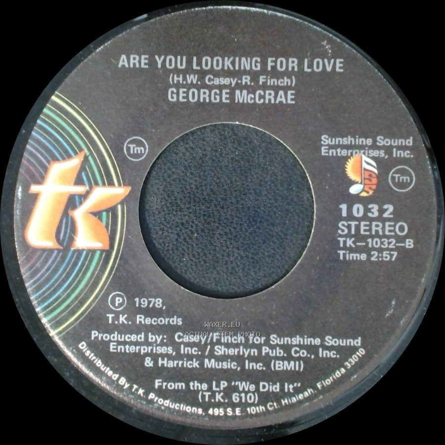 George Mccrae - Are You Looking For Love / Are You Looking For Love side B