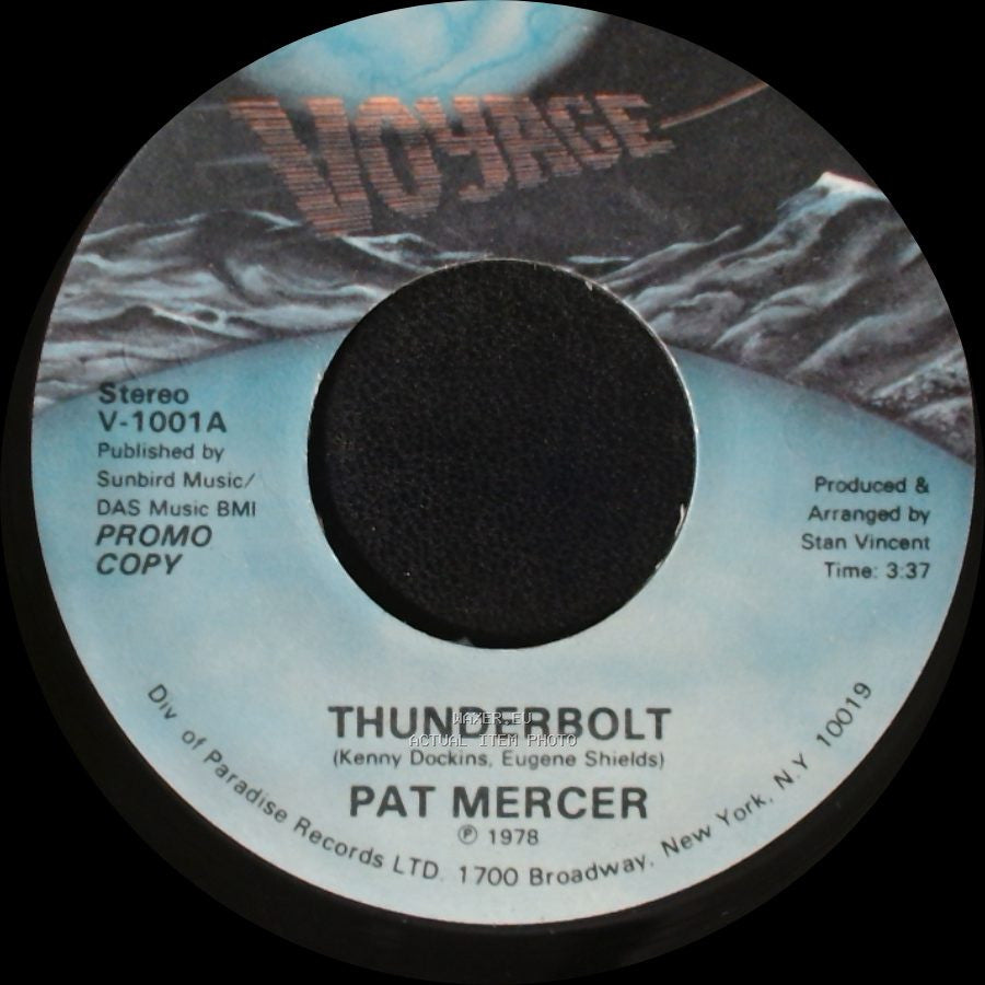 Pat Mercer - You're The One I Love / Thunderbolt side B
