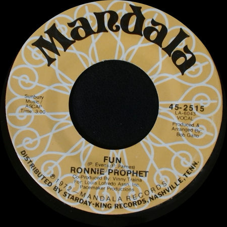 Ronnie Prophet - San Diego / Fun side A