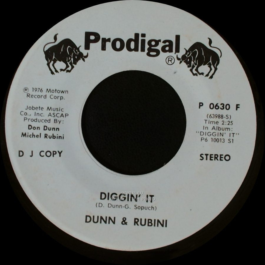 Dunn & Rubini - Diggin' It / Diggin' It side A