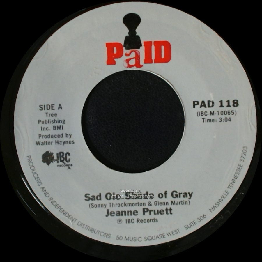 Jeanne Pruett - Sad Ole Shade Of Gray / When I Stop Dreaming side A