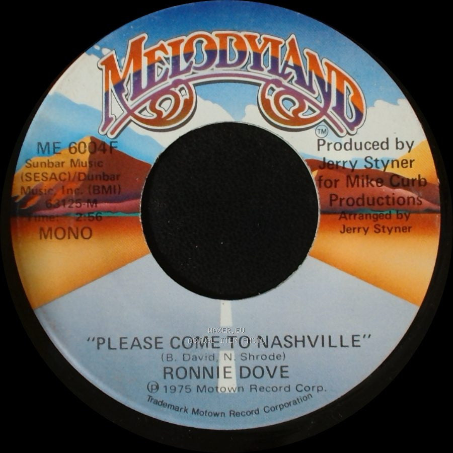 Ronnie Dove - Please Come To Nashville / Please Come To Nashville side A