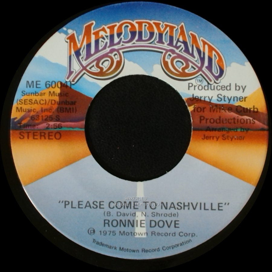 Ronnie Dove - Please Come To Nashville / Please Come To Nashville side B