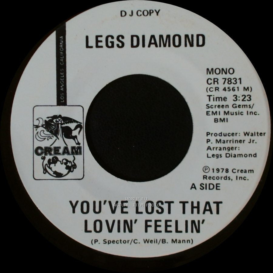 Legs Diamond - You've Lost That Lovin' Feelin' / You've Lost That Lovin' Feelin' side A