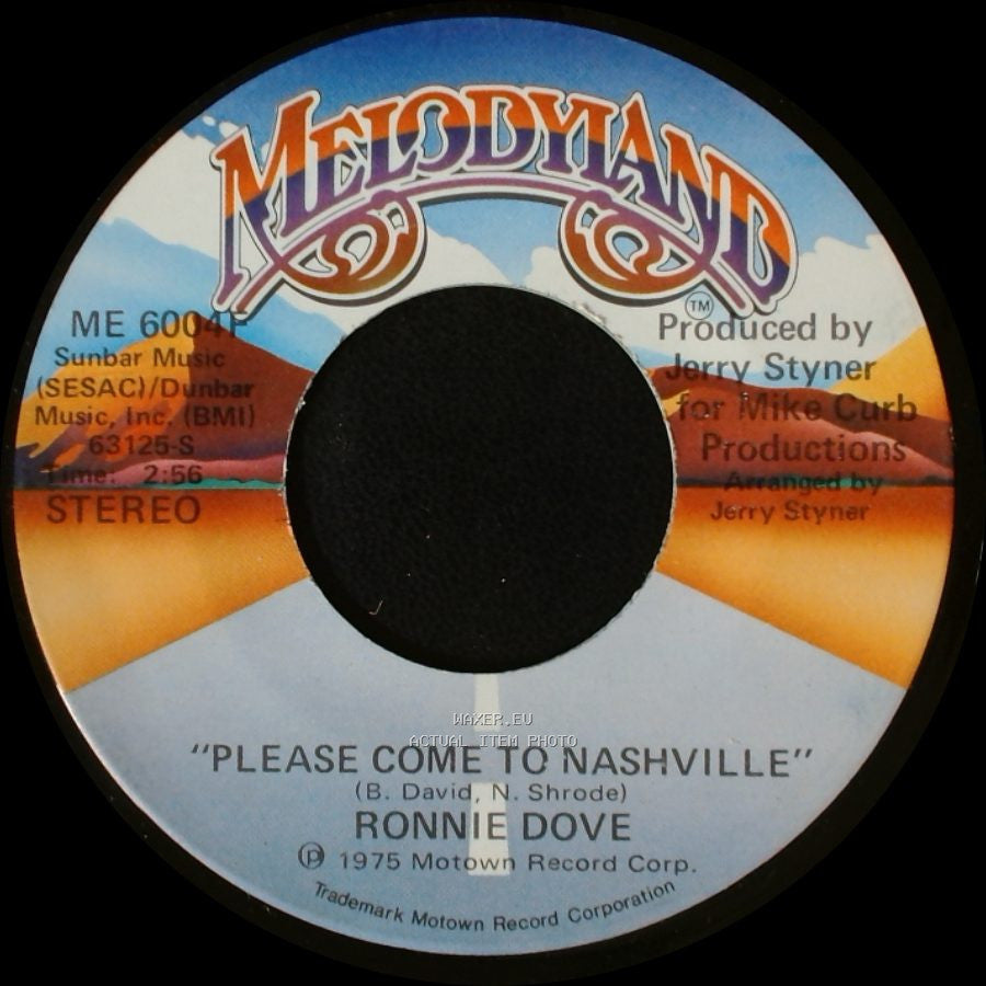 Ronnie Dove - Please Come To Nashville / Please Come To Nashville side A