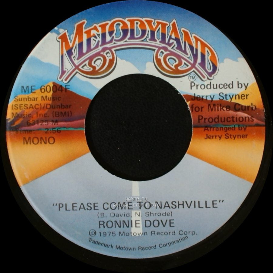 Ronnie Dove - Please Come To Nashville / Please Come To Nashville side B