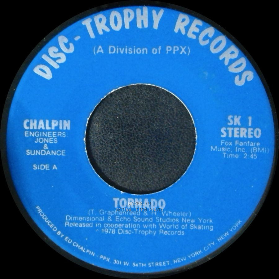 Chalpin / Chalpin Presents Knight 'en Day - Tornado / Disco Dip side A