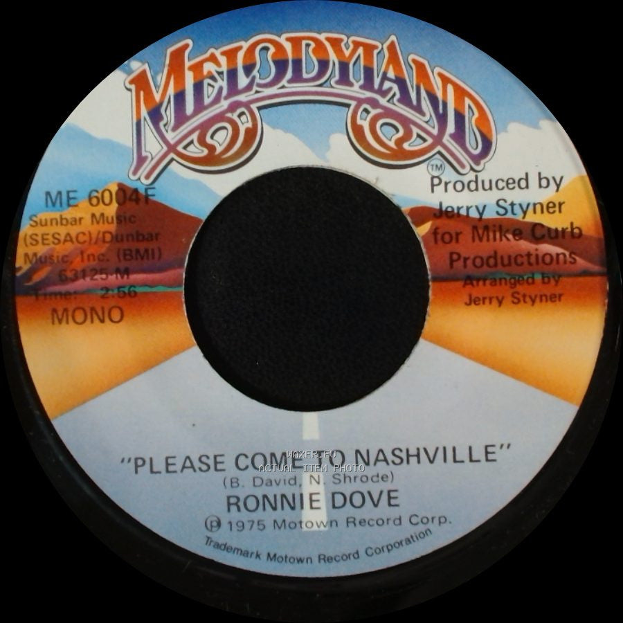Ronnie Dove - Please Come To Nashville / Please Come To Nashville side B