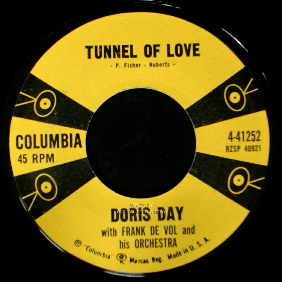Doris Day With Frank De Vol And His Orchestra - Run Away, Skidaddle, Skidoo / Tunnel Of Love side B