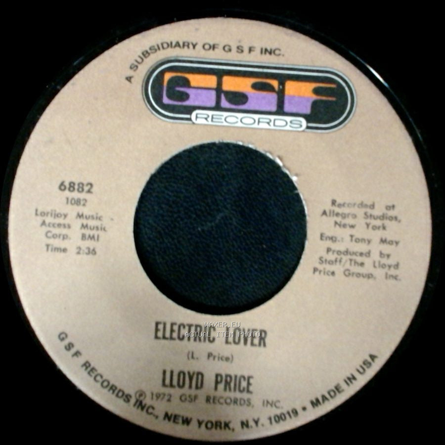 Lloyd Price - Sing A Song / Electric Lover side A