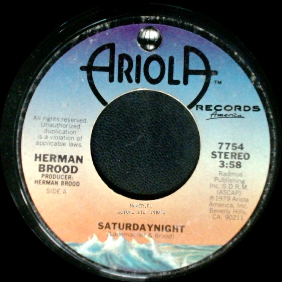 Herman Brood - Saturdaynight / Back (In Yr Love) side A