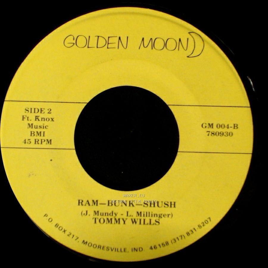 Tommy Wills - Wildwood Flower / Ram-Bunk-Shush side B