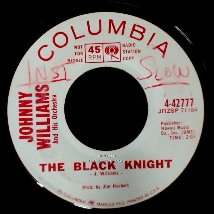 Johnny Williams And His Orchestra - The Black Knight / The Black Knight side A