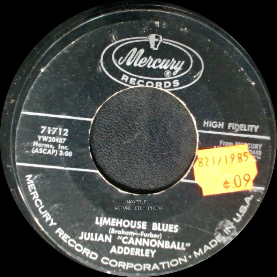 Julian "Cannonball" Adderley - Limehouse Blues / Stars Fell On Alabama side A