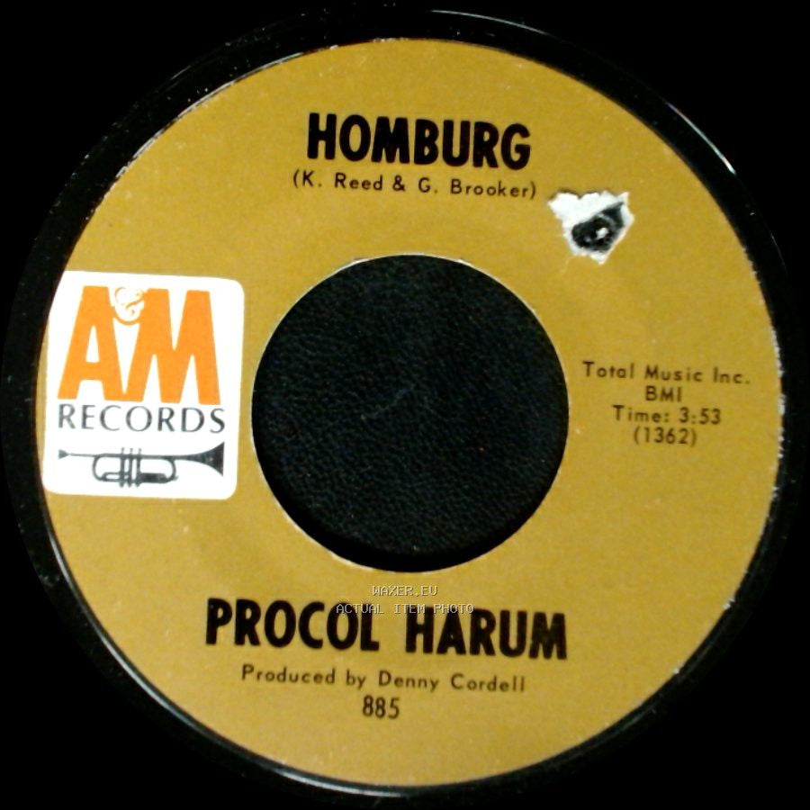 Procol Harum - Good Captain Clack / Homburg (K. Reed & G. Brooker) side B