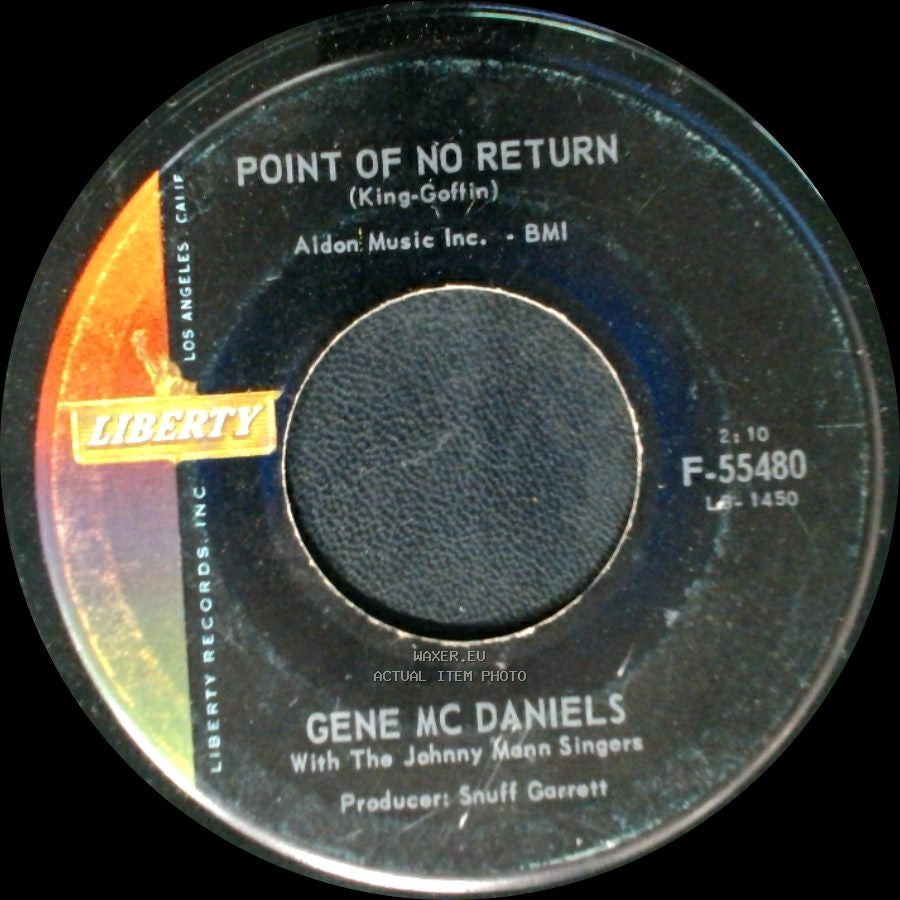 Gene Mc Daniels - Point Of No Return / Warmer Than A Whisper side A