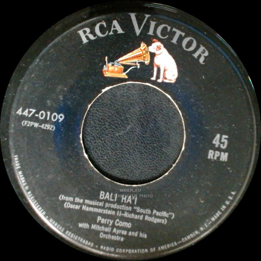 Perry Como - Bali Ha'i / Some Enchanted Evening side A