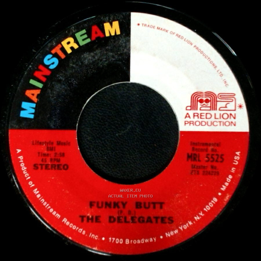 The Delegates - Funky Butt / Convention '72 side A