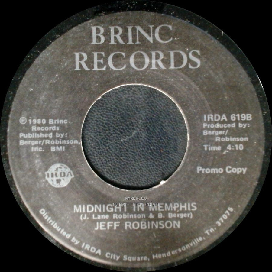 Jeff Robinson - Midnight In Memphis / Ain't No Easy Way (To Break A Heart) side A