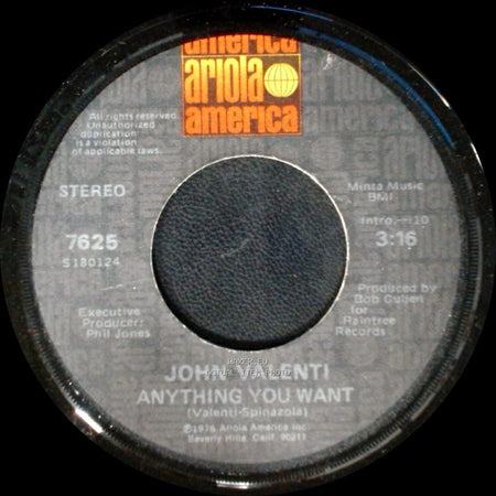 John Valenti - That's The Way Life Goes / Anything You Want side B