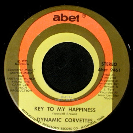 Dynamic Corvettes - Key To My Happiness Part 2 / Key To My Happiness side B