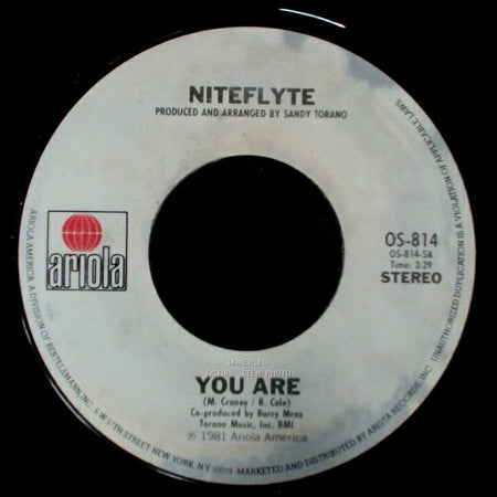 Niteflyte - Alicia's Song / You Are side B