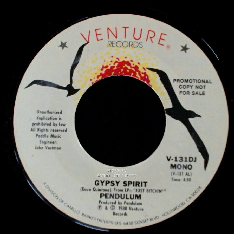 Pendulum - Gypsy Spirit / Gypsy Spirit side B