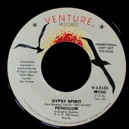 Pendulum - Gypsy Spirit / Gypsy Spirit side B