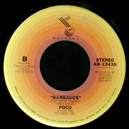 Poco - Barbados / Crazy Love side B